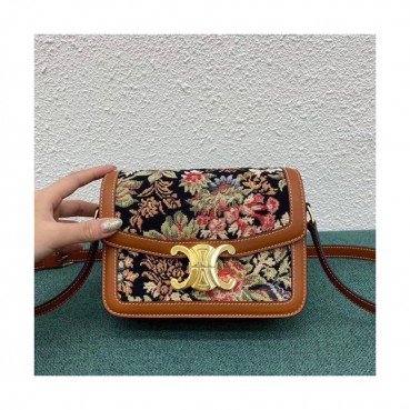 Celine 2020 Leather Women Small Shoulder Bag,18CM - 셀린느 2020 레더 여성용 스몰 숄더백 ,188423