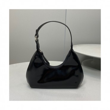 By Far 2020 Leather Tote Shoulder Bag,20cm - 바이 파 2020 레더 토트 숄더백 BYFB0072,20cm,블랙