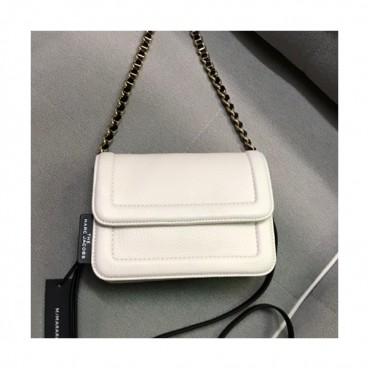 Mark Jacobs 2020 Leather Women Chain Shoulder Bag,20cm - 마크제이콥스 2020 레더 여성용 체인 숄더백,MJB0180,20cm,화이트