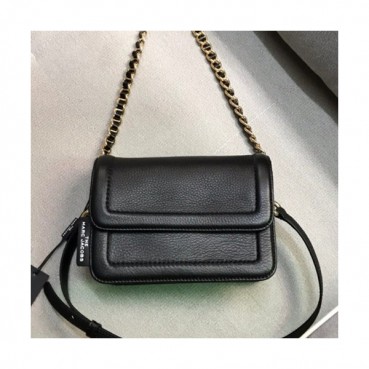 Mark Jacobs 2020 Leather Women Chain Shoulder Bag,20cm - 마크제이콥스 2020 레더 여성용 체인 숄더백,MJB0178,20cm,블랙
