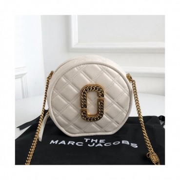 Mark Jacobs 2020 Leather Women Chain Shoulder Bag,18cm - 마크제이콥스 2020 레더 여성용 체인 숄더백,MJB0177,18cm,화이트
