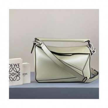 Loewe 2020 Puzzle Small Shoulder Bag, 24CM - 로에베 2020 퍼즐 스몰 숄더백 ,LOEB0432, 24CM,펄그린
