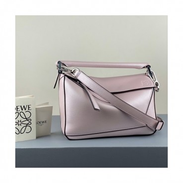 Loewe 2020 Puzzle Small Shoulder Bag, 24CM - 로에베 2020 퍼즐 스몰 숄더백 ,LOEB0431, 24CM,펄핑크