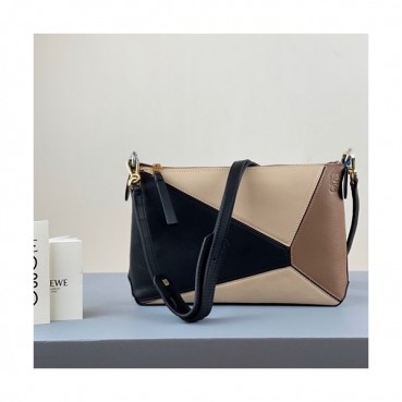 Loewe Puzzle 2020 Pochette Mini Shoulder Bag, 24CM - 로에베 2020 퍼즐 포쉐트 미니 숄더백 ,LOE0430, 24CM, 베이지