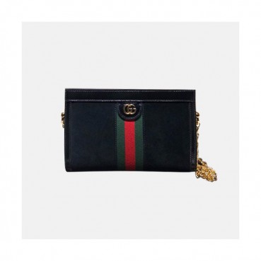 Gucci 2020 Ophidia Women Suede Chain Shoulder Bag ,26CM - 구찌 2020 오피디아 여성용 스웨이드 체인 숄더백 ,503877,GUB1202,26CM,블랙