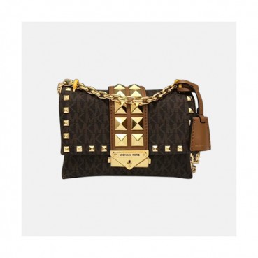 Michael Kors 2020 Ladies Shoulder Bag,18cm - 마이클 코어스 2020 여성용 숄더백,MKB0335,18cm,브라운