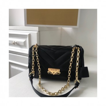 Michael Kors 2020 Leather Shoulder Bag,24cm - 마이클 코어스 2020 레더 숄더백,MKB0325,24cm,블랙