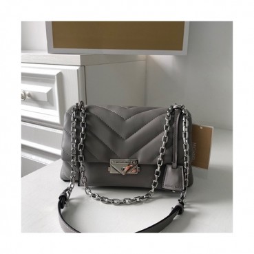 Michael Kors 2020 Leather Shoulder Bag,24cm - 마이클 코어스 2020 레더 숄더백,MKB0324,24cm,그레이