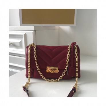 Michael Kors 2020 Leather Shoulder Bag,24cm - 마이클 코어스 2020 레더 숄더백,MKB0322,24cm,와인