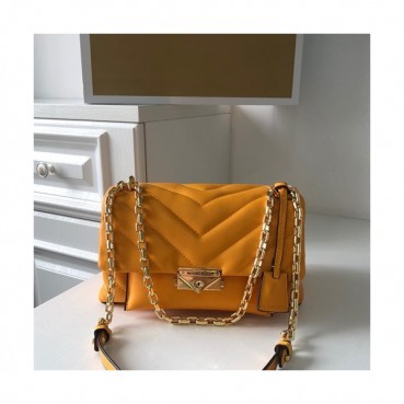 Michael Kors 2020 Leather Shoulder Bag,24cm - 마이클 코어스 2020 레더 숄더백,MKB0320,24cm,옐로우