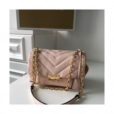 Michael Kors 2020 Leather Shoulder Bag,24cm - 마이클 코어스 2020 레더 숄더백,MKB0319,24cm,핑크