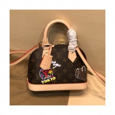 Louis Vuitton 2020 Alma Tote Shoulder Bag,23.5cm - 루이비통 2020 알마 여성용 토트숄더백,M53152,LOUB2254 ,23.5cm,브라운