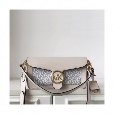 Michael Kors 2020 Leather Shoulder Bag,26cm - 마이클 코어스 2020 레더 숄더백,MKB0315,26cm,화이트