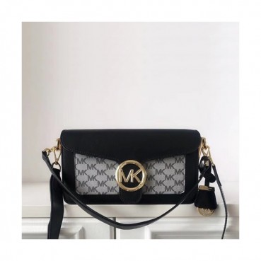 Michael Kors 2020 Leather Shoulder Bag,26cm - 마이클 코어스 2020 레더 숄더백,MKB0314,26cm,블랙