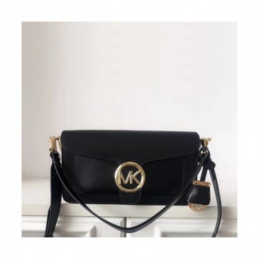 Michael Kors 2020 Leather Shoulder Bag,26cm - 마이클 코어스 2020 레더 숄더백,MKB0312,26cm,블랙