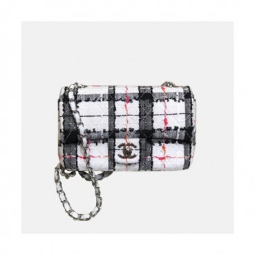 Chanel 2020 Tweed Shoulder Bag ,20CM - 샤넬 2020 여성용 트위드 숄더백  CHAB1564,20CM,화이트