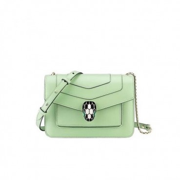 Bvlgari 2020 Serpenti Chain Shoulder Bag,19CM - 불가리 2020 세르펜티 체인 숄더백,BVLB0253,19cm,연두