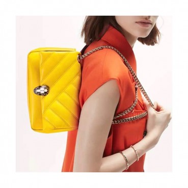 Bvlgari 2020 Serpenti Cabochon Chain Shoulder Bag,22.5CM - 불가리 2020 세르펜티 카보숑 체인 숄더백,BVLB0251,22.5cm,옐로우