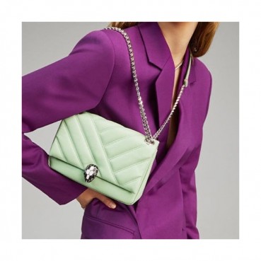 Bvlgari 2020 Serpenti Cabochon Chain Shoulder Bag,22.5CM - 불가리 2020 세르펜티 카보숑 체인 숄더백,BVLB0249,22.5cm,연두