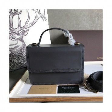 Bottega Veneta 2020 Leather Tote Shoulder Bag,23cm - 보테가 베네타 2020 레더 여성용 토트 숄더백 ,BVB0566,23cm,다크그레이