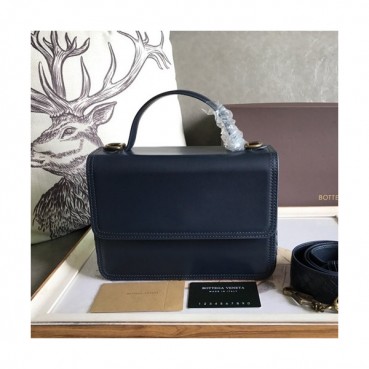 Bottega Veneta 2020 Leather Tote Shoulder Bag,23cm - 보테가 베네타 2020 레더 여성용 토트 숄더백 ,BVB0565,23cm,네이비