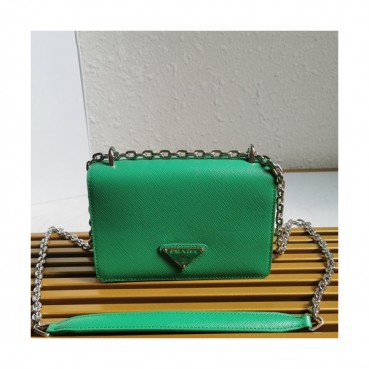 Prada 2020 Women Leather Chain Shoulder Bag ,18.5CM - 프라다 2020 여성용 레더 체인 숄더백 1BD032