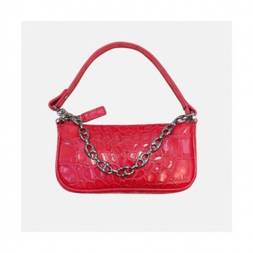 By Far 2020 Leather Tote Shoulder Bag,18cm - 바이 파 2020 레더 토트 숄더백 BYFB0070,18cm,레드