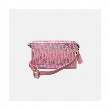 Dior 2020 Acrylic Shoulder Bag,18CM - 디올 2020 여성용 아크릴 숄더백  DIOB0576,18CM,핑크
