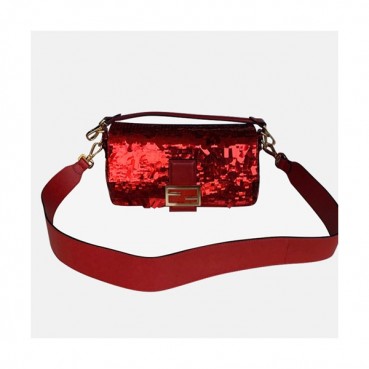 Fendi 2020 Baguette Tote Shoulder Bag ,26CM - 펜디 2020 바게트 토트 숄더백,FENB0577,26CM,레드