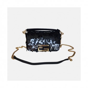 Fendi 2020 Baguette Mini Tote Shoulder Bag ,19CM - 펜디 2020 바게트 미니 토트 숄더백,FENB0574,19CM,블랙