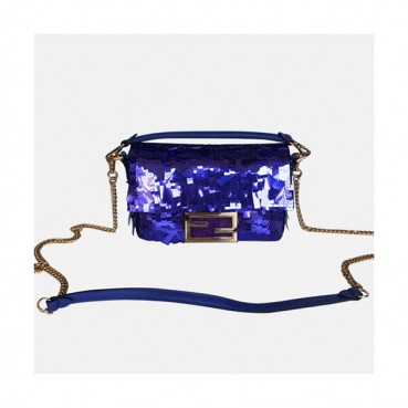 Fendi 2020 Baguette Mini Tote Shoulder Bag ,19CM - 펜디 2020 바게트 미니 토트 숄더백,FENB0573,19CM,퍼플