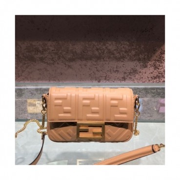 Fendi 2020 Baguette Mini Shoulder Bag ,18CM - 펜디 2020 바게트 미니 숄더백,FENB0569,18CM,핑크