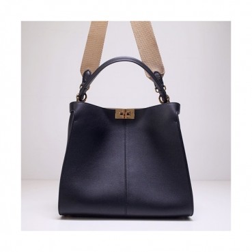 Fendi 2020 Leather Tote Shoulder Bag ,30CM - 펜디 2020 레더 여성용 토트 숄더백  FENB0557,30CM,블랙