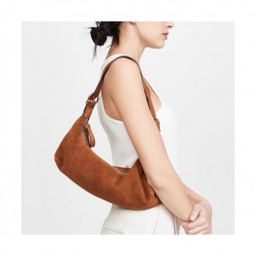 By Far 2020 Suede Tote Shoulder Bag,34cm - 바이 파 2020 스웨이드 토트 숄더백 BYFB0069,34cm,브라운