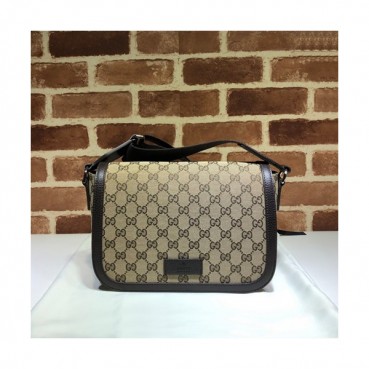 Gucci 2020 Canvas Shoulder Bag,27CM - 구찌 2020 캔버스 숄더백 449172,GUB1193,27cm,브라운