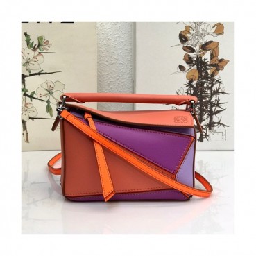 Loewe 2020 Puzzle Mini Shoulder Bag, 18CM - 로에베 2020 퍼즐 미니 숄더백 ,LOEB0420, 18CM, 오렌지