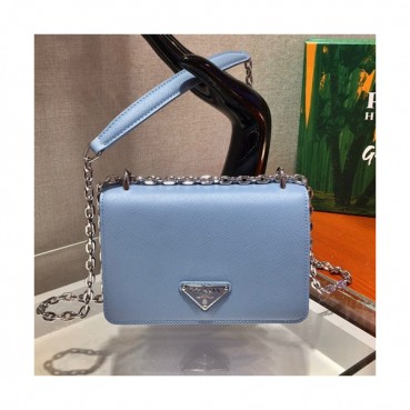 Prada 2020 Women Leather Chain Shoulder Bag ,18.5CM - 프라다 2020 여성용 레더 체인 숄더백 1BD032