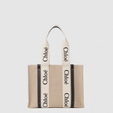 끌로에 여성 미디엄 우디 토트 백 - Chloe Womens Medium Woody Tote Bag 
