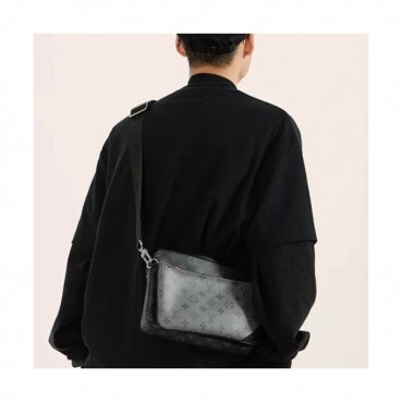 Louis Vuitton 2020 Messenger Shoulder Bag,25cm - 루이비통 2020 남성용 메신저 숄더백 M45320,LOUB2220,25cm,블랙그레이