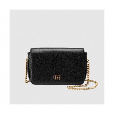 Gucci 2020 1955 Ladies Chain Shoulder Bag ,15.5CM - 구찌 2020 여성용 체인 숄더백 615463,GUB1176,15.5cm,블랙