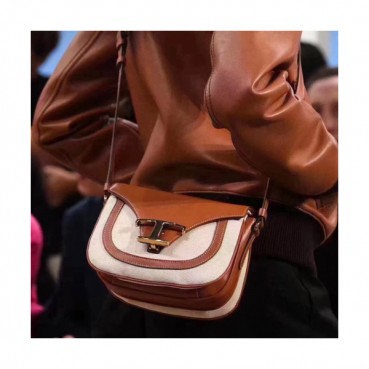 Tod's 2020 Leather Shoulder Bag,18cm - 토즈 2020 여성용 레더 숄더백,TODB0030,18cm,브라운