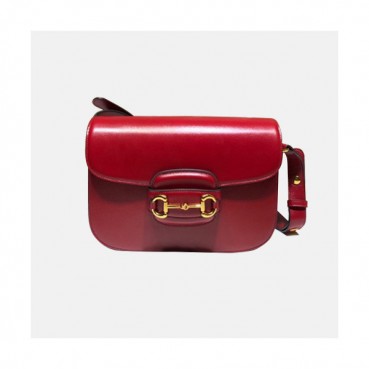 Gucci 2020 Horsebit Leather Shoulder Bag,25CM - 구찌 2020 홀스빗 여성용 레더 숄더백 602204,GUB1148,25cm,레드