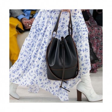 Loewe 2020 Balloon Large Bucket Shoulder Bag,31cm - 로에베 2020 벌룬 라지 버킷 숄더백 ,LOEB0414,31cm,블랙