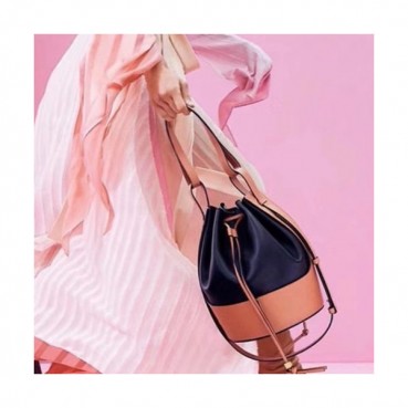 Loewe 2020 Balloon Large Bucket Shoulder Bag,31cm - 로에베 2020 벌룬 라지 버킷 숄더백 ,LOEB0413,31cm,블랙