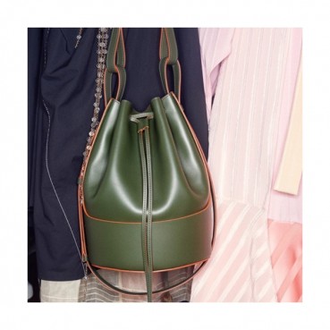 Loewe 2020 Balloon Large Bucket Shoulder Bag,31cm - 로에베 2020 벌룬 라지 버킷 숄더백 ,LOEB0412,31cm,올리브