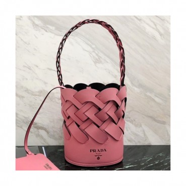 Prada 2020 Women Leather Bucket Tote Shoulder Bag ,23CM - 프라다 2020 여성용 레더 버킷 토트 숄더백 1BH049