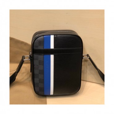 Louis Vuitton 2020 Messenger Shoulder Bag,21cm - 루이비통 2020 남성용 메신저 숄더백 M51460,LOUB2196,21cm,블랙