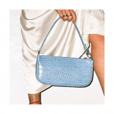 By Far 2020 Leather Tote Shoulder Bag,28cm - 바이 파 2020 레더 토트 숄더백 BYFB0049,28cm,스카이블루