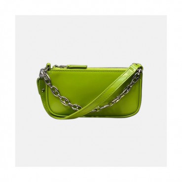 By Far 2020 Leather Tote Shoulder Bag,18cm - 바이 파 2020 레더 토트 숄더백 BYFB0047,18cm,라이트그린