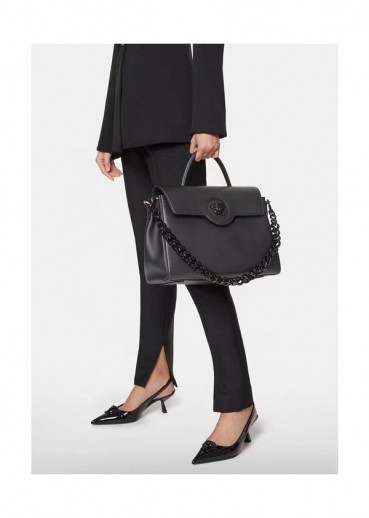 Versace 2022 Leather Chain Shoulder  Bag,22CM - 베르사체 2022 여성용 레더 체인 숄더백 ,VERB0080,20,25,35CM,블랙